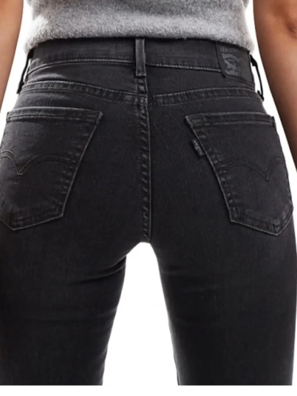 Levi's 710 Super Skinny Black Skinny Jeans 29